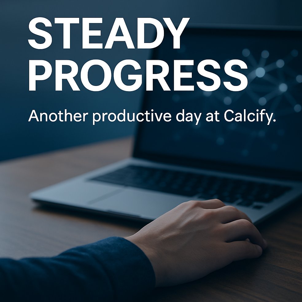 Calcify Tech (@calcifytech) on Twitter photo 🌞Small fixes, small wins, steady progress.
That’s how great infra is built.
#CalcifyTech #Web3Infra #BuildInPublic 🌞Small fixes, small wins, steady progress.
That’s how great infra is built.
#CalcifyTech #Web3Infra #BuildInPublic
