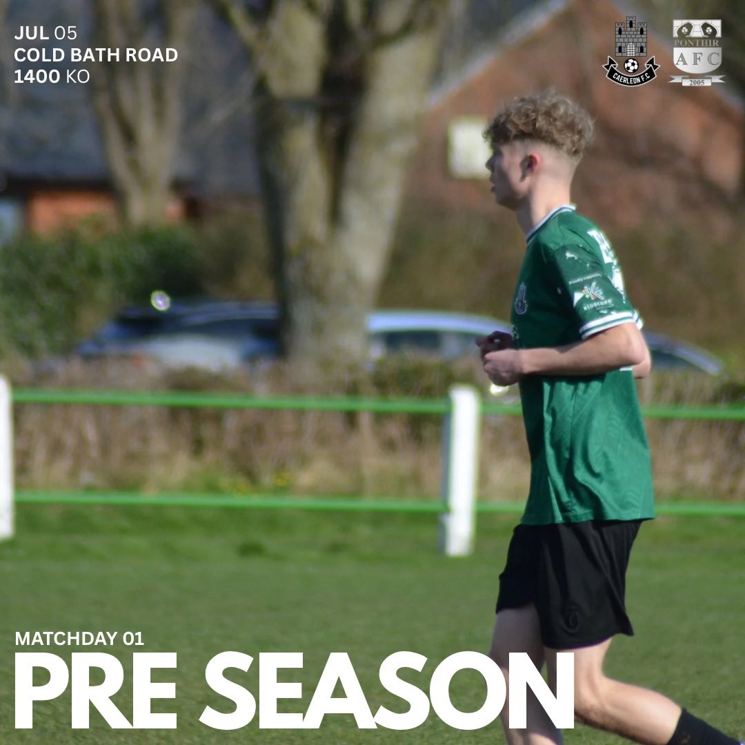 8/8 pre season sessions done 🏃🏻‍♂️✅

Tomorrow we welcome <a href="/PonthirAFC/">Ponthir AFC Seniors</a> to CBR in our opening fixture of the 25/26 preseason schedule ⚽️ 

After glorious weather the rain will be present ☔️ but a good opportunity to get back into the swing of things!

#UTR
#YourCommunityYourCaerleon