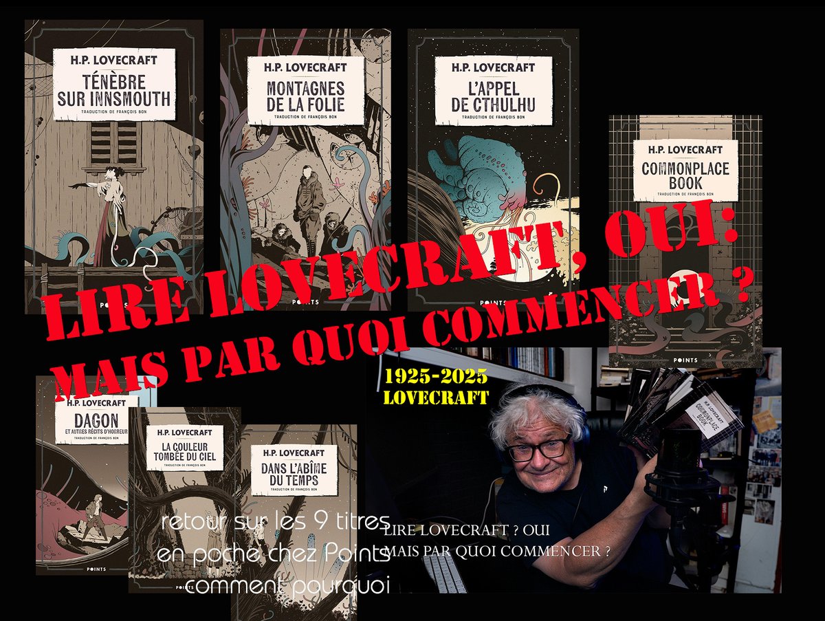 « 1925-2025 | une année avec Howard Phillips Lovecraft » 

aujourd'hui 4 juillet pour le «1925 diary» on exerce le droit de réserve, c'est en grève (cf le pdf), et pour la vidéo retour à la question «lire Lovecraft : mais par où commencer ?»

youtube.com/watch?v=j6my5v…