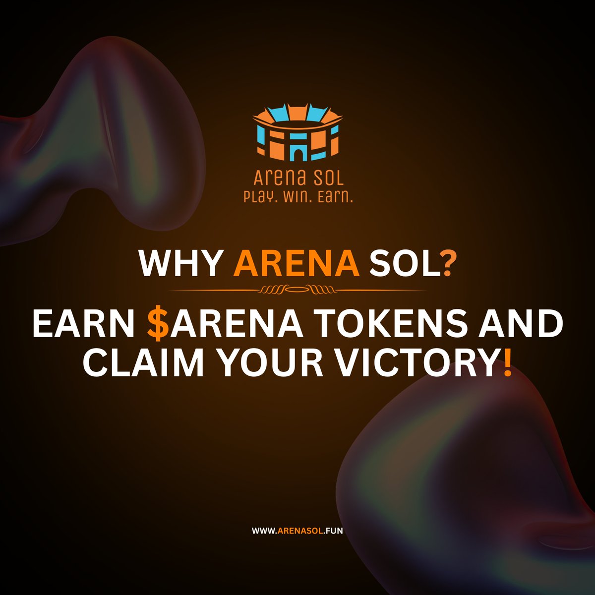 Arena SOL is more than just a game   it’s a revolution in play-to-earn! 💡
Compete, earn, and grow in a community-driven ecosystem.
Ready to join? The battle starts now! 🏆💥 

#PlayToEarn #Blockchain #Solana #ETH #Games #P2E