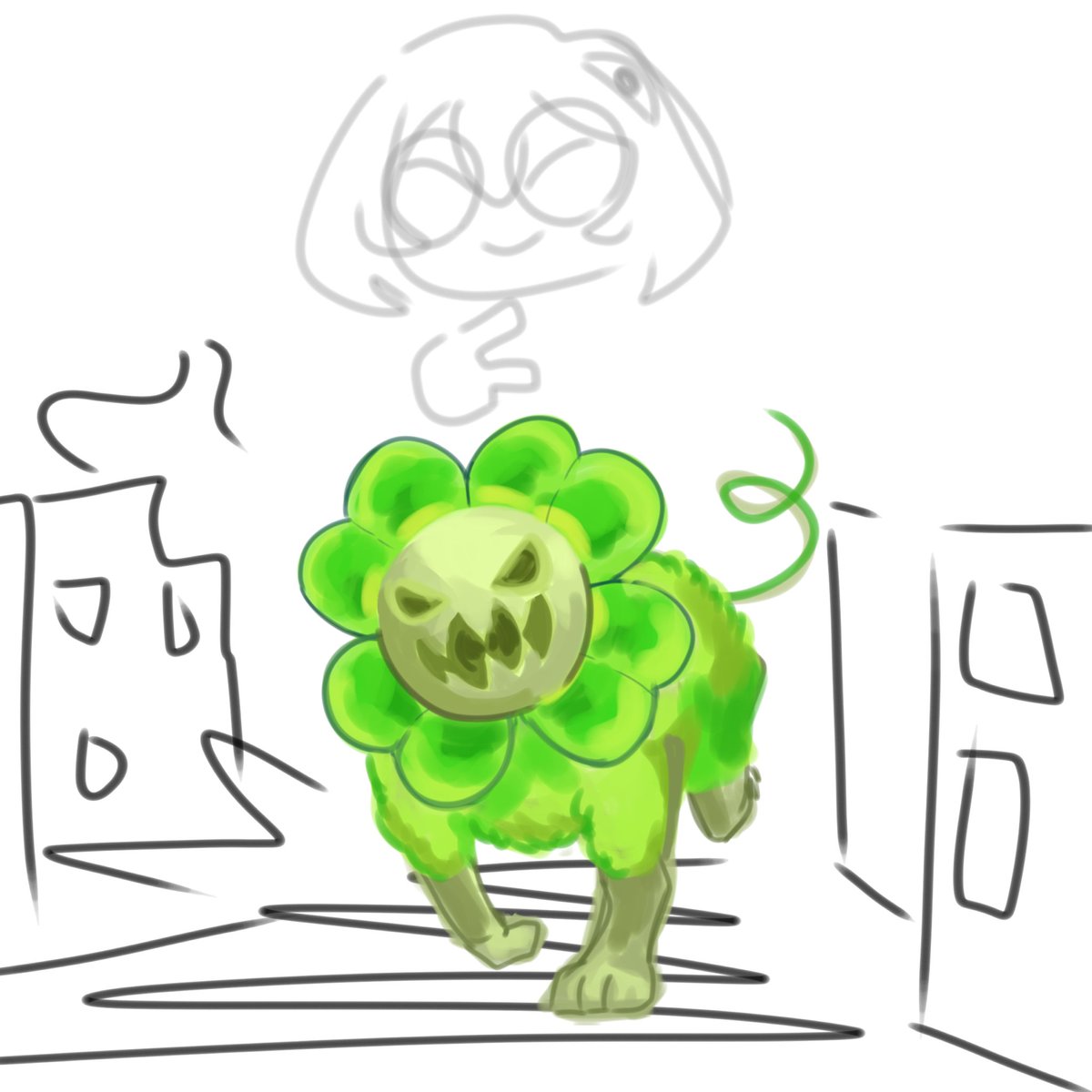 Evelyn666_MPC's tweet image. ❗❗ได้มีนักวิจัยได้ทดลองใช้สารเคมีบางอย่างกับใบโคลเวอร์จนมันกลายพันธุ์และออกอาละวาด ขอให้พรเรือนหลบอยู่ในอาคารจนกว่าเหตุการณ์จะสงบ❗❗