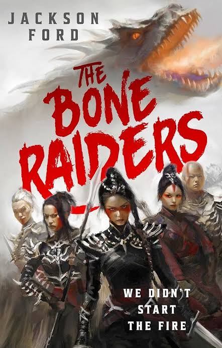 arkareads's tweet image. Now reading the eARC of #TheBoneRaiders by Jackson Ford. Courtesy of #NetGalley &amp;amp; Little, Brown Book Group UK.

This will be a reading impression thread and the review will be linked at the end ☠️