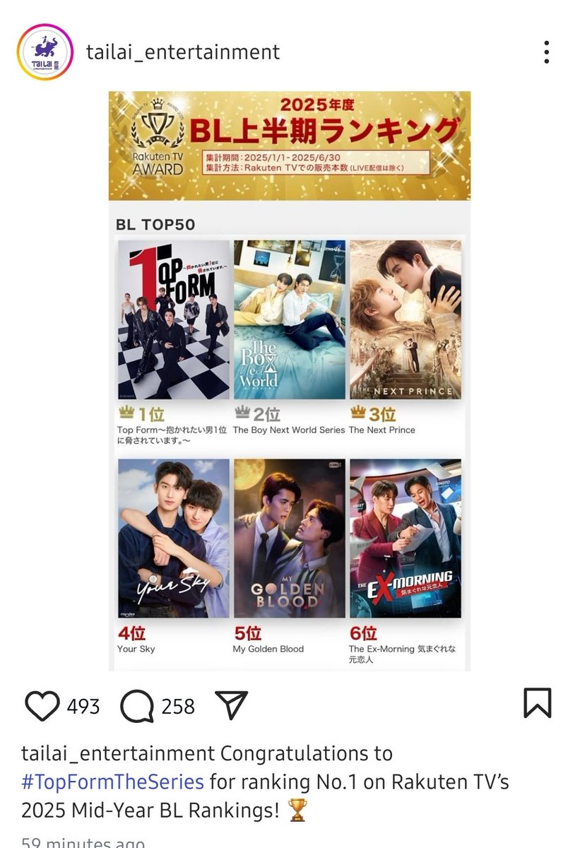 __pamhl's tweet image. 59 min ago, they just posted it. WE the fans achieved this. THANKS to #สมาร์ทบูม and to us for taking #TopForm to the top!