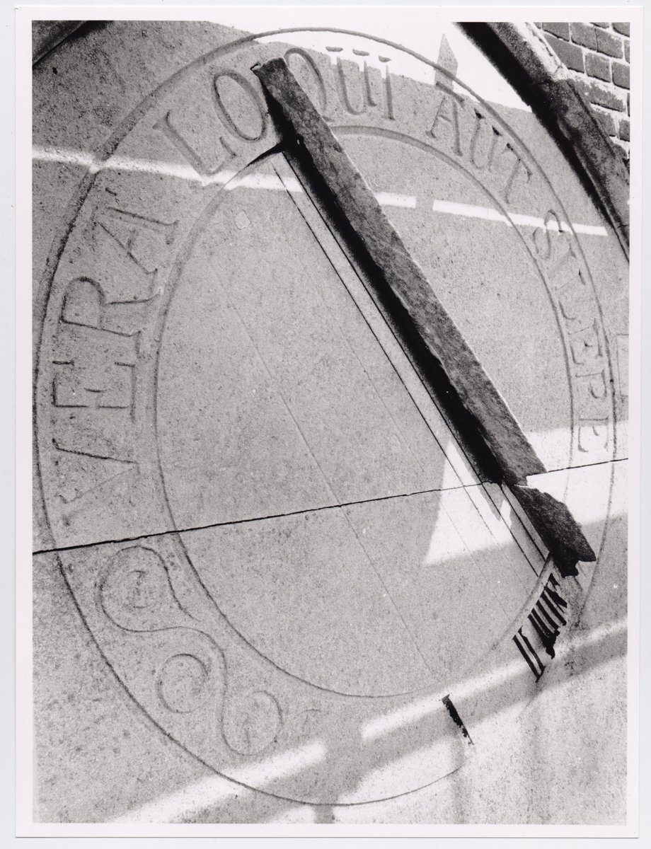 Do you remember Big School’s Sundial?
The photo below is from 1994.