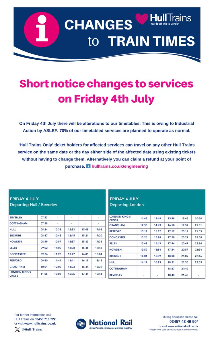 Hull Trains tweet media