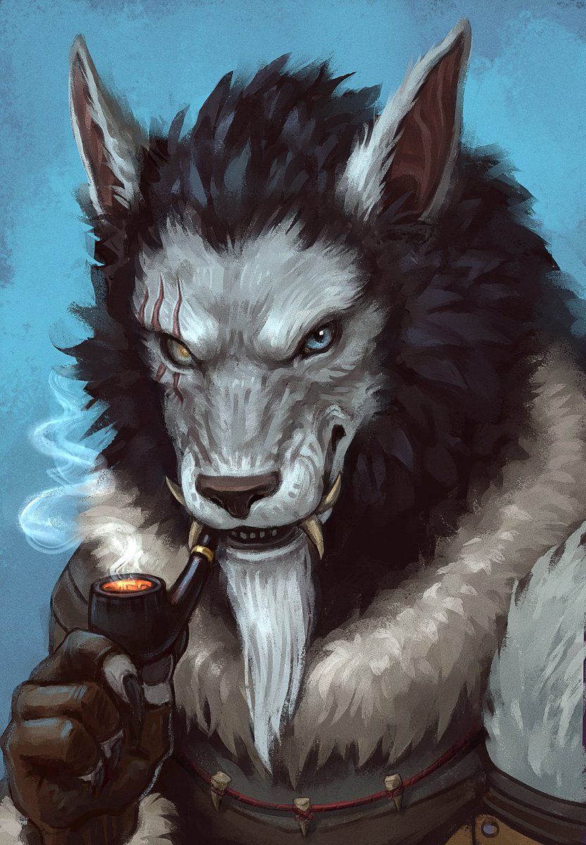 a rare guest among the elves! worgen /\( •̀ ω •́ )/\ 

commission for @/gali_le0