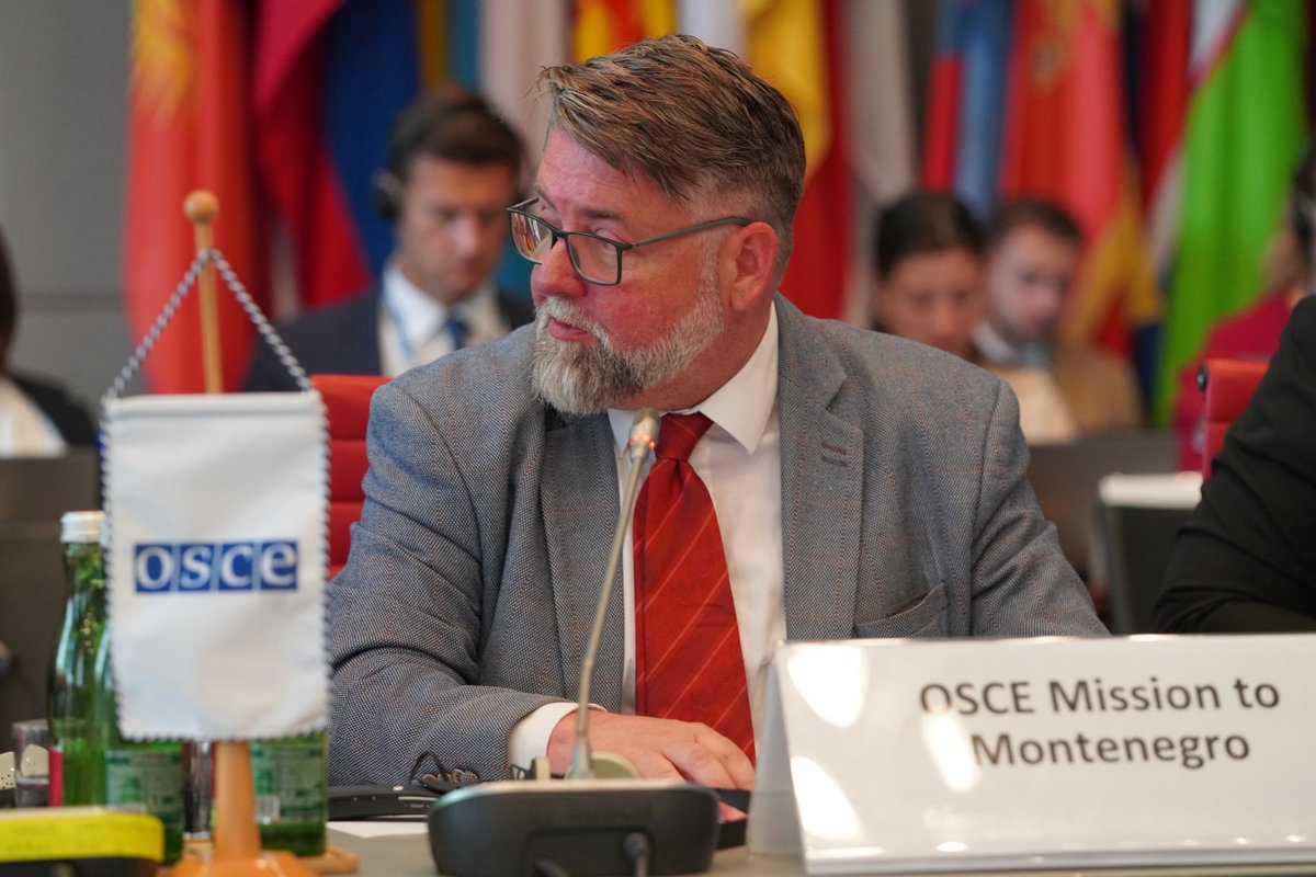 SwitzerlandOSCE's tweet image. 🇨🇭appreciates the valuable insights shared by the #HoM into the activities of the @OSCE Mission in 🇲🇪 in the #PC. We commend the team of the mission for their work.🤝
📸OSCE/Ghada Hazim