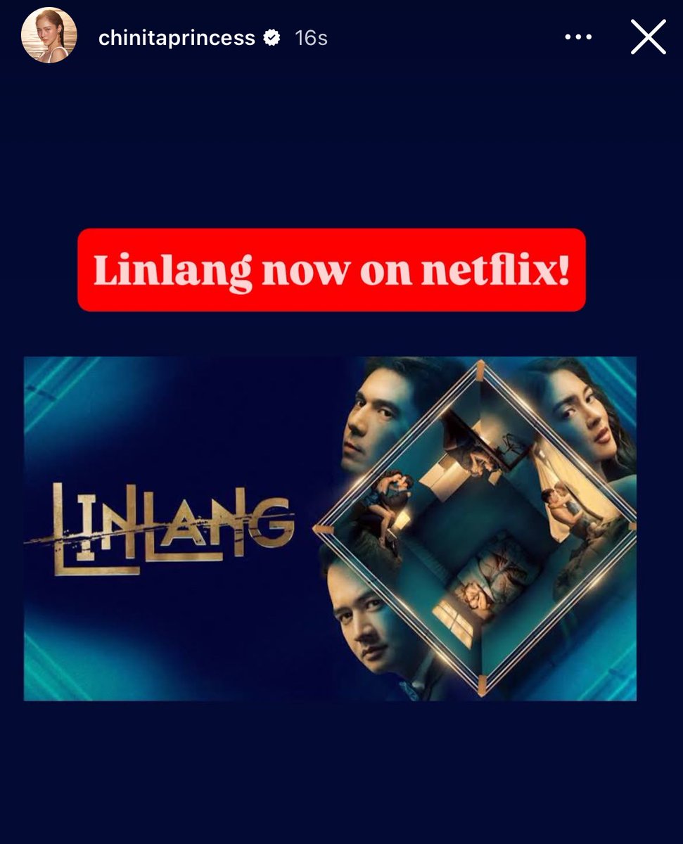 LINLANG NOW ON NETFLIX 🍿