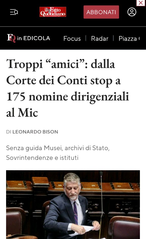 L'amichettismo è vivo e lotta insieme a noi