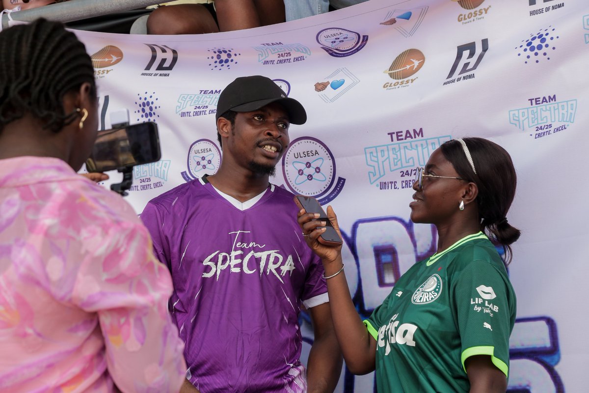 ulsesa01's tweet photo. To the able P.R.O of ULSESA Cleopas Cletus(Realifeoctopus) thank you for giving color, voice to every single moment. He also doubled as a commentator at the game. Your passion, creativity, and timely update made the event one of the most anticipated. ULSESA loves you.💜 https://t.co/VU7uM51Giu