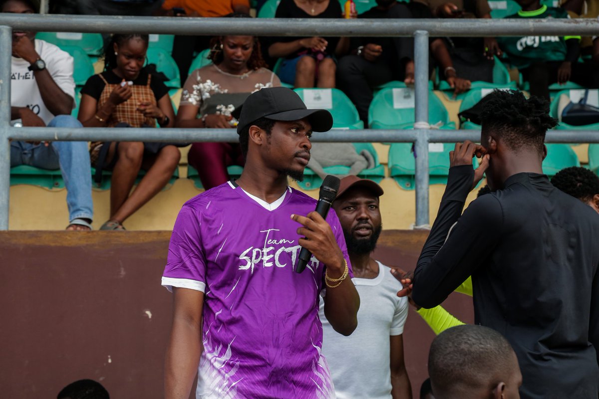 ulsesa01's tweet photo. To the able P.R.O of ULSESA Cleopas Cletus(Realifeoctopus) thank you for giving color, voice to every single moment. He also doubled as a commentator at the game. Your passion, creativity, and timely update made the event one of the most anticipated. ULSESA loves you.💜 https://t.co/VU7uM51Giu