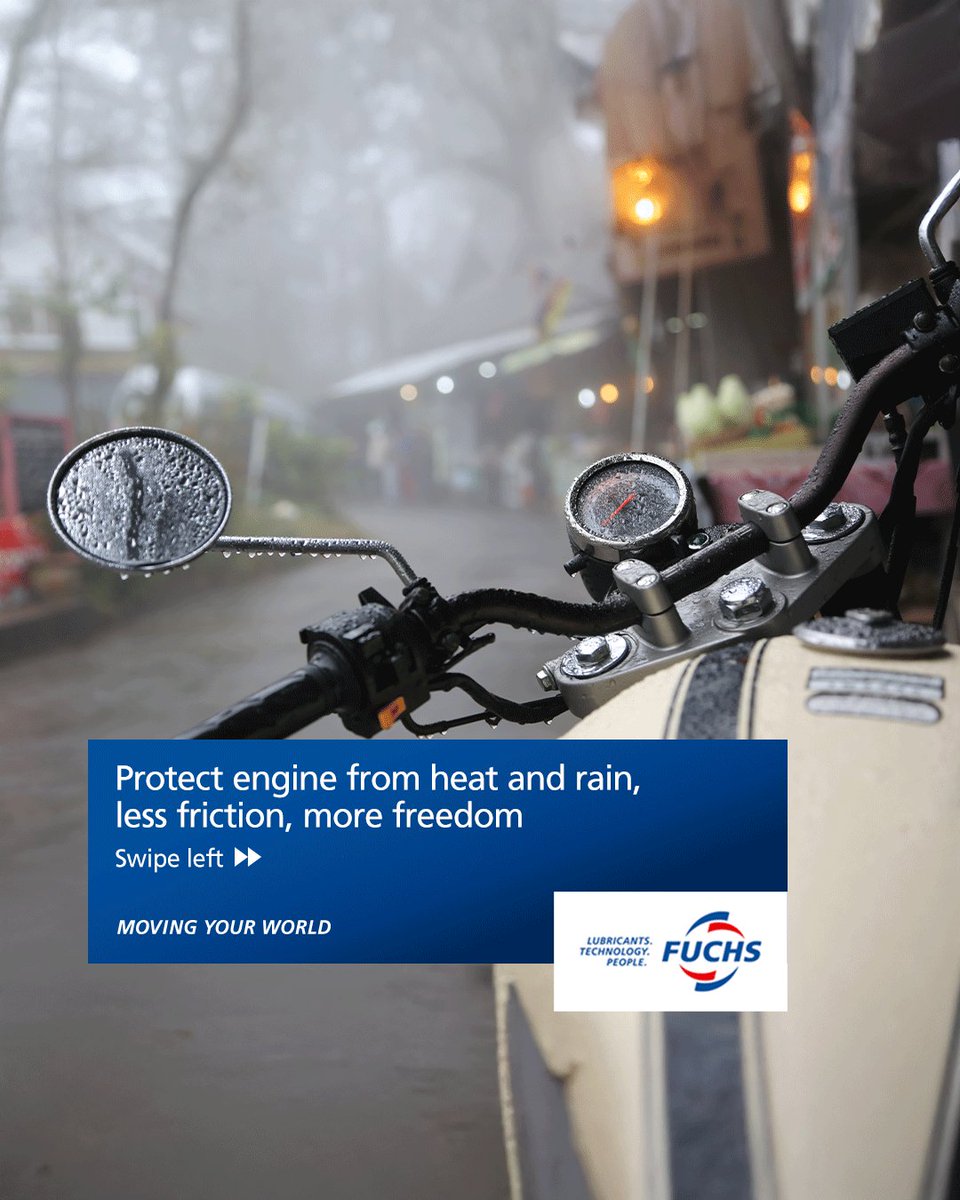 FuchsIndia's tweet photo. Choose FUCHS SILKOLENE because your engine deserves precision
#fuchs #fuchsindia #movingyourworld #silkolene #engineoil #lubricants https://t.co/HvSjvGwP4O