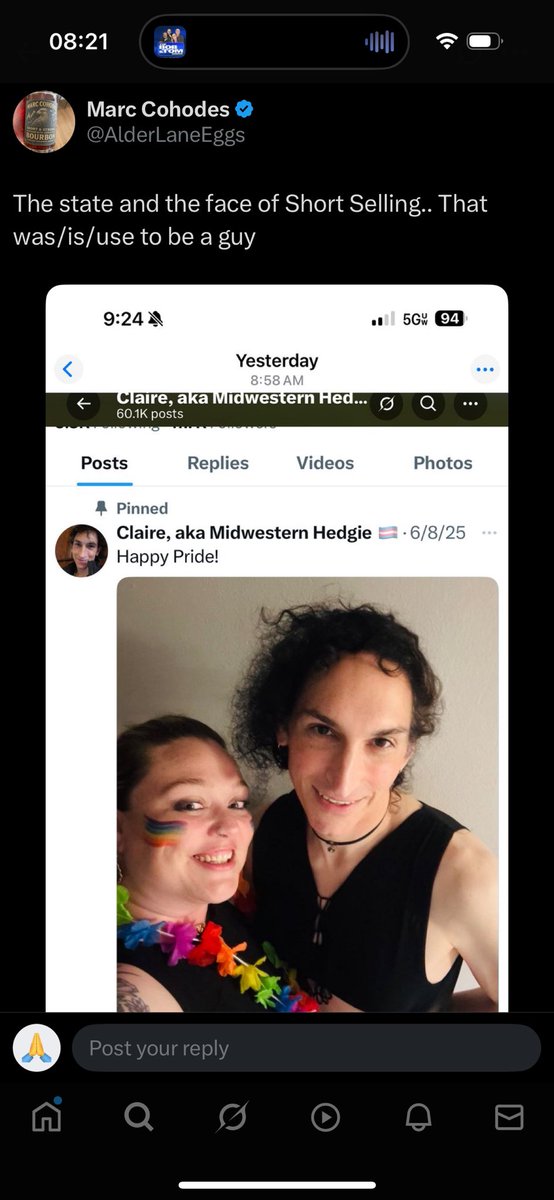 Interesting that @alderlaneeggs, who allegedly has the worst fund management track record of any failed PM in the short space, and is generally a promoter of SPACs and similar now, has any standing to criticise a far greater fund manager is shocking. 

The fact he needs to resort