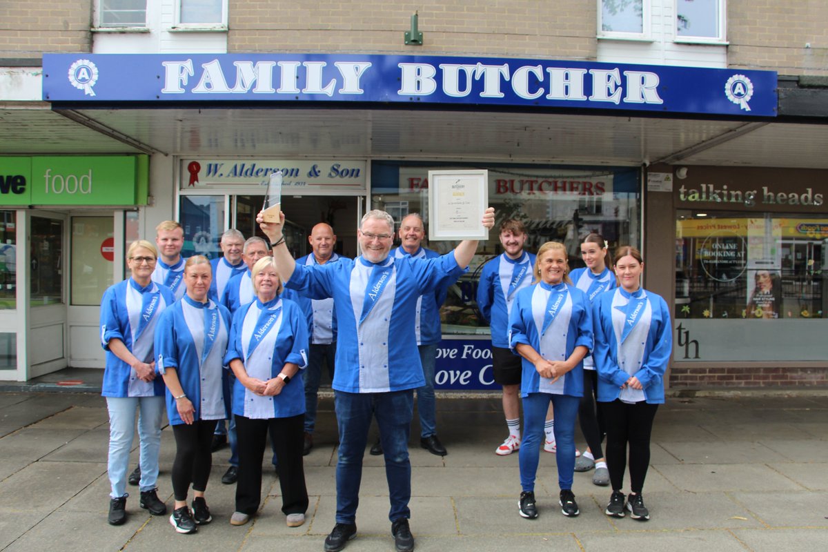 Top of the chops! #Darlington family butcher, dating back three generations, named the best in the whole of the north by the industry's trade body. Well done to Alderson Butchers, in Cockerton.
thenorthernecho.co.uk/news/25283716.…