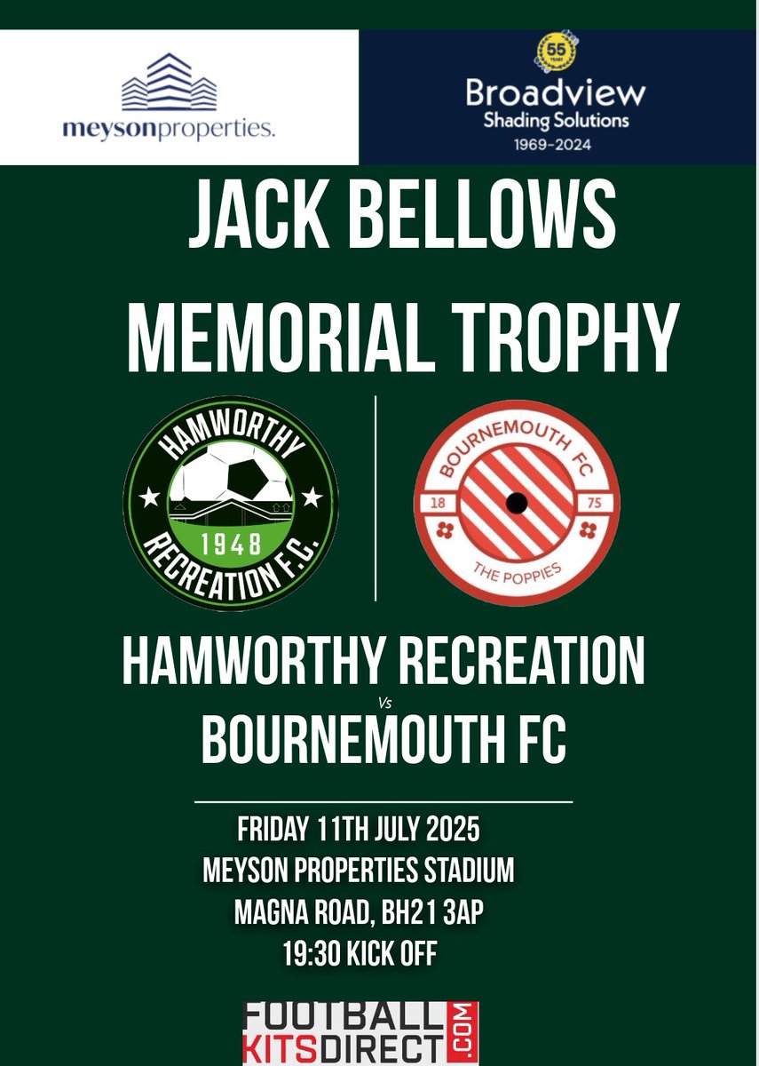 Hamworthy Recreation Reserves FC (@ham_recfcres) on Twitter photo Pre Season Training
We are back at Corfe Mullen Rec tomorrow, just a week away from our 1st Pre Season game against <a href="/O_BournemouthFC/">Bournemouth FC</a> in the Jack Bellows Memorial Trophey Pre Season Training
We are back at Corfe Mullen Rec tomorrow, just a week away from our 1st Pre Season game against <a href="/O_BournemouthFC/">Bournemouth FC</a> in the Jack Bellows Memorial Trophey
