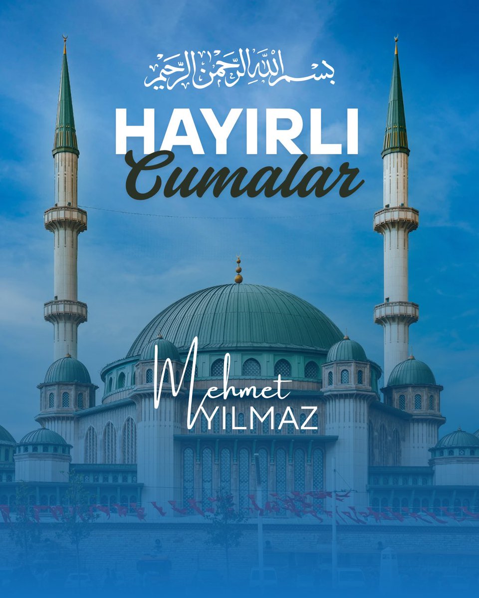 Gönüllerin huzur bulduğu bu mübarek günde,Cuma'nın rahmeti ve bereketi hepimizin üzerine olsun. 

#HayırlıCumalar