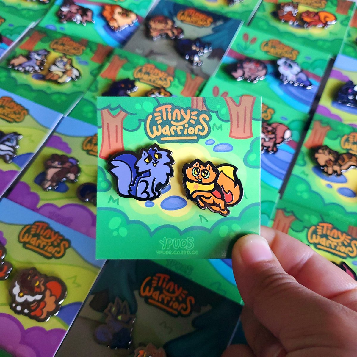 yypuos's tweet image. Tiny Warriors are AVAILABLE for preorder on my shop! If you missed out on the campaign, now is your chance to secure your favs!