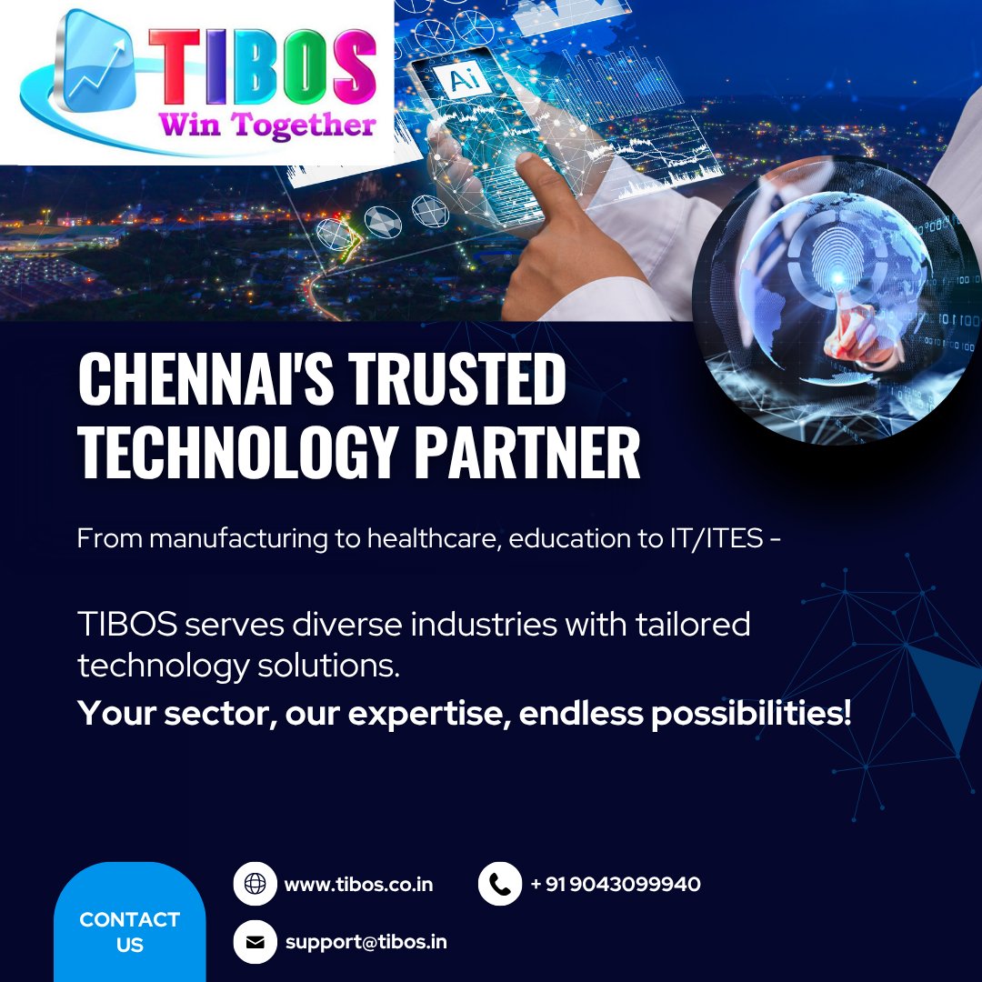 TibosSolutions's tweet image. Since 2017, we&apos;ve been Chennai&apos;s trusted technology partner, transforming businesses through innovative IT solutions.
 
Ready to unlock your business potential?
 
Let&apos;s connect and explore how we can elevate your technology infrastructure.
 
DM us or Call us directly!