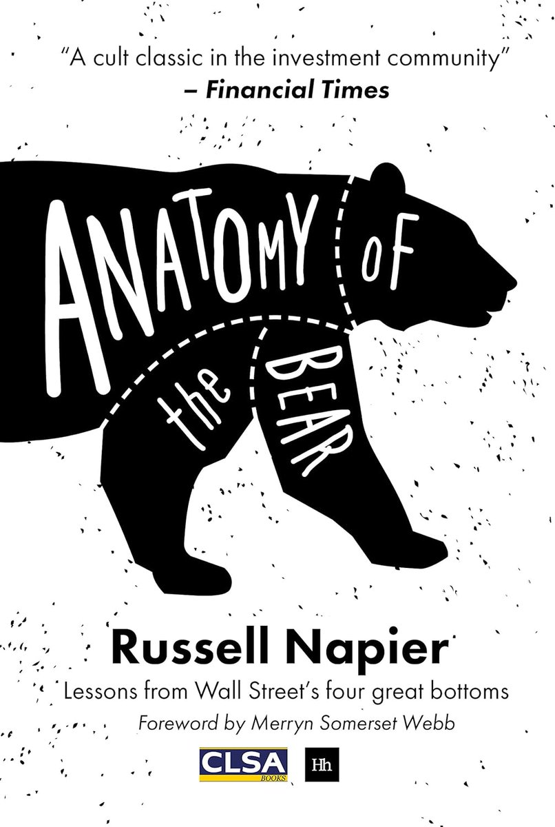 spookysilver's tweet image. book notes (32 of b)
-------------
1/7

Anatomy of the Bear
by Russel Napier
(524 pgs, Published 2016)
(#booknotes from 2020)

Context:
------------
These #booknotes are not book reviews, nor book summaries. Just my high-level thoughts on the book along with some quotes which I…