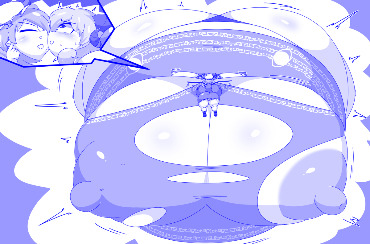 なんでも吸収できてもさすがになんでも破壊するフランちゃんには勝てなそうな破裂寸前饕餮🎈💥
commission for anonymous 