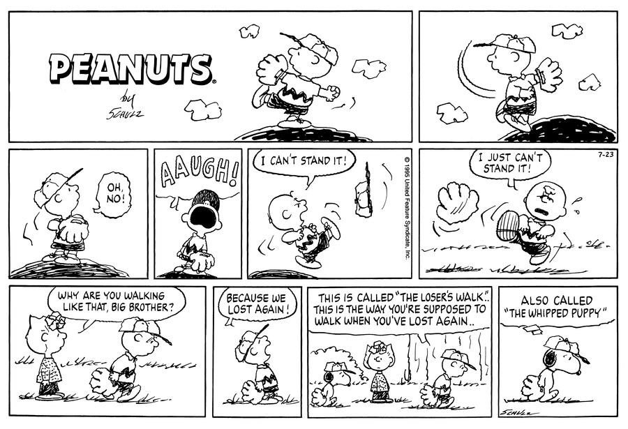 peanuts_no's tweet image. July 23, 1995