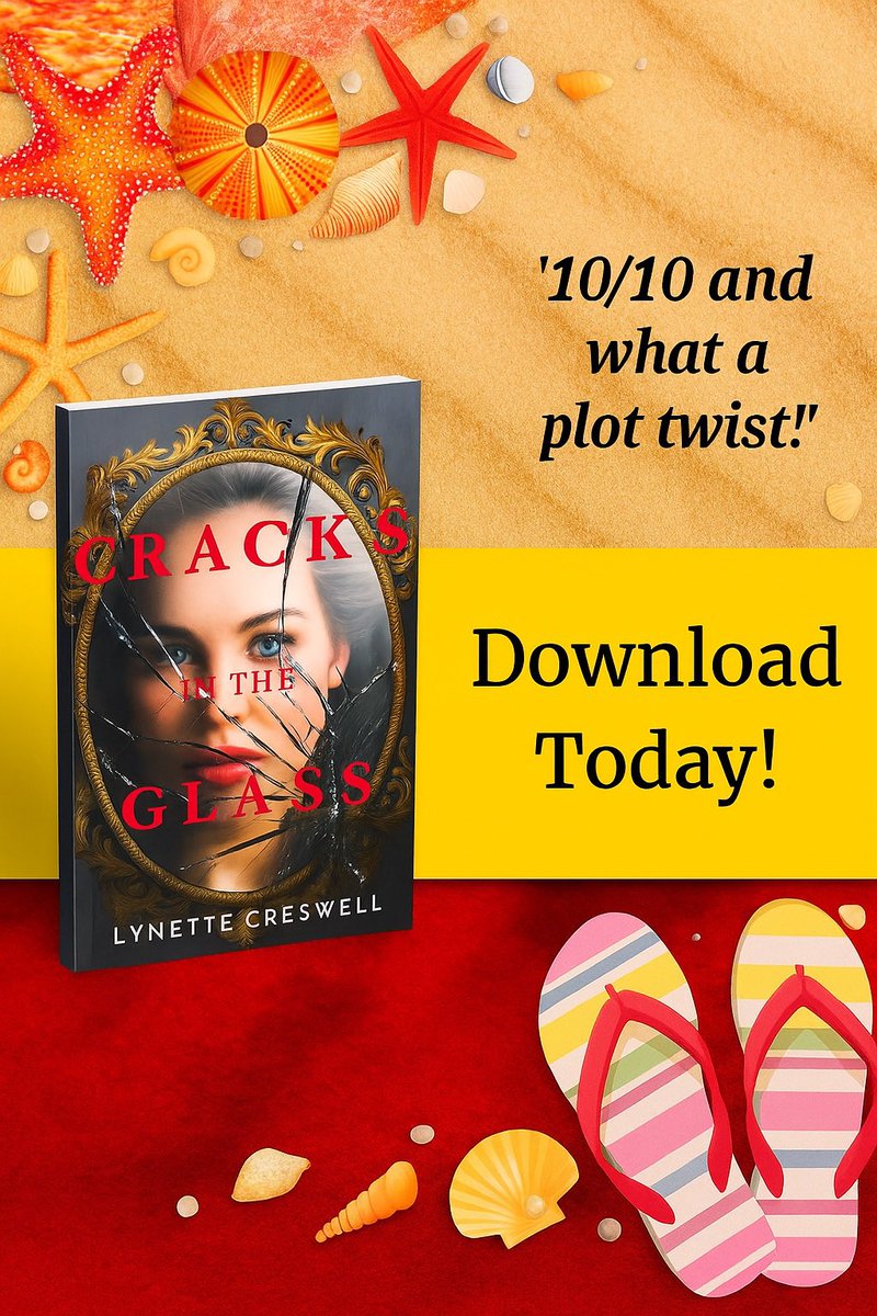 🌴 Your perfect beach read just got darker…

💥 Cracks in the Glass by Lynette Creswell
“10/10 and what a plot twist!”

Secrets. Obsession. Shattered trust.
Can you handle the truth?

📚 Download today!
#BeachRead #MustRead #ThrillerBooks #AmReading #PlotTwist