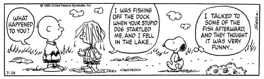 peanuts_no's tweet image. July 28, 1995
