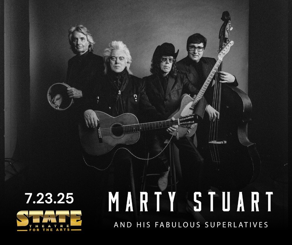 CannabisRedding's tweet image. WoW! An Evening With Marty Stuart And His Fabulous Superlatives - Red Bluff #California State Theatre  Wednesday, July 23, 2025 Starts 8:00 pm  
shorturl.at/gt5xa #RedBluff