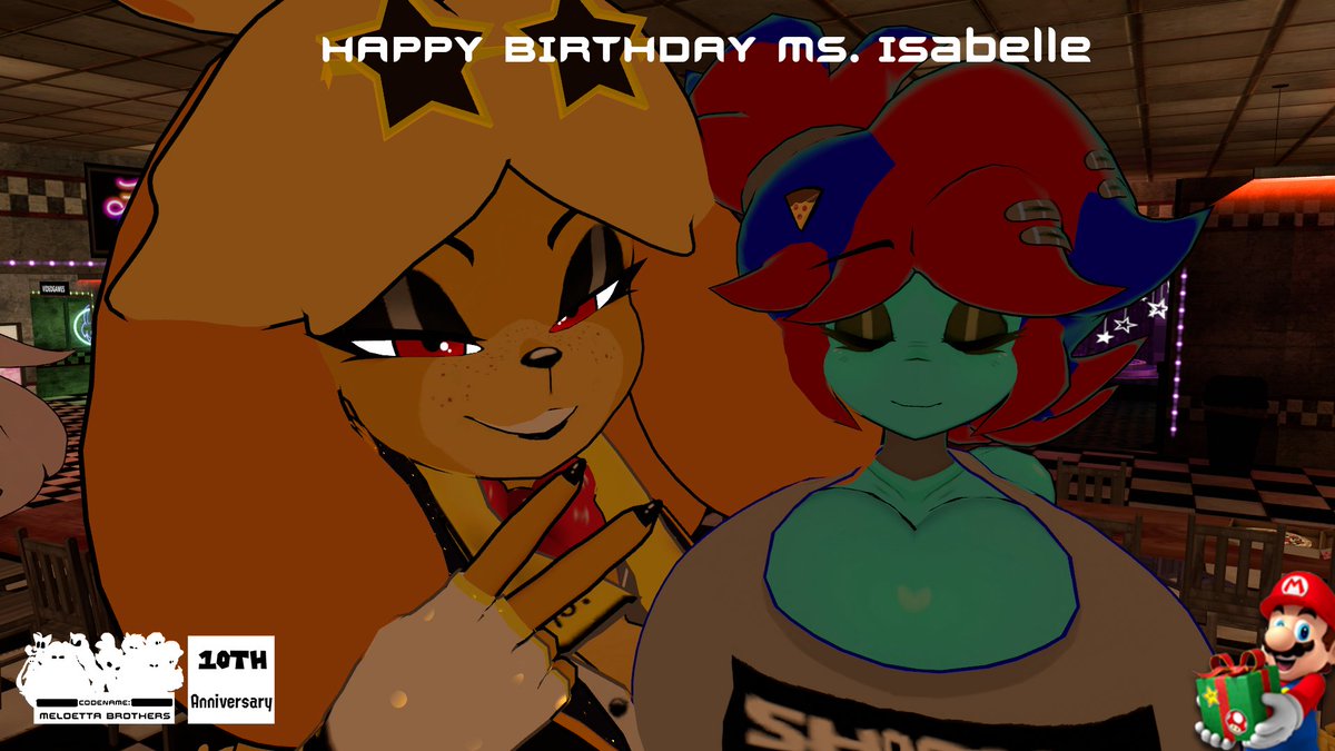 I wanna say Happy Birthday to my best friend <a href="/MsIsabelle20xx/">Ms_Isabelle🔞</a> so Happy Birthday :)