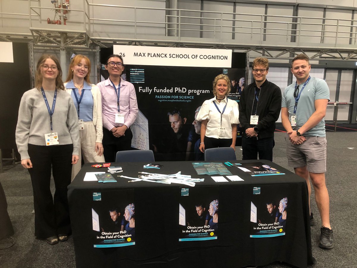 MPS_cog's tweet image. Great to see different generations of our doctoral candidates at a conference such as @OHBM ! Good luck with your contributions at the event!🏄🏼♀️🎖️🥁#passionforscience #maxplanckschools