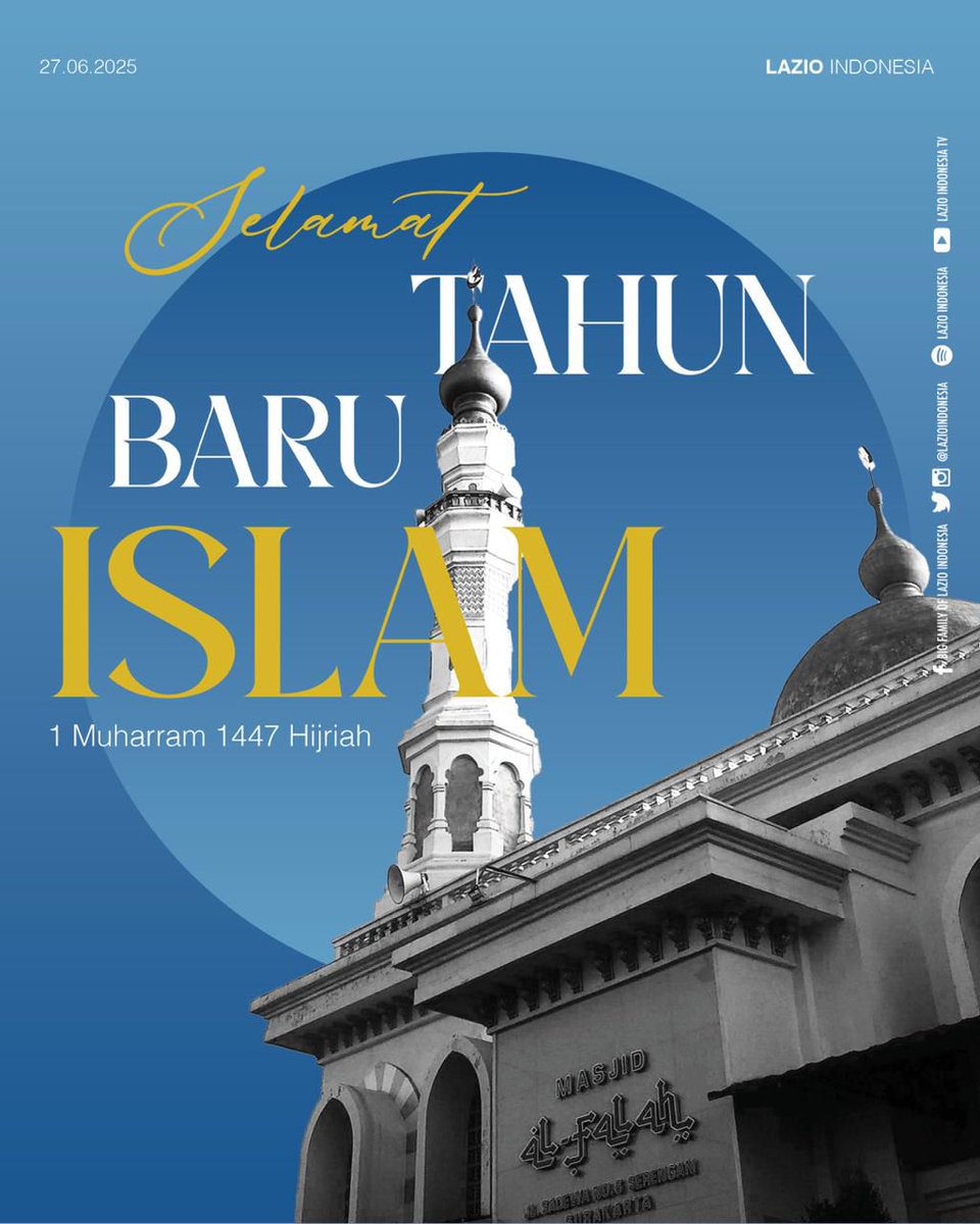 1 Muharam bukan sekadar awal kalender, tapi momentum hijrah batin menuju ridha-Nya
Selamat tahun baru 1 Muharram 1447H