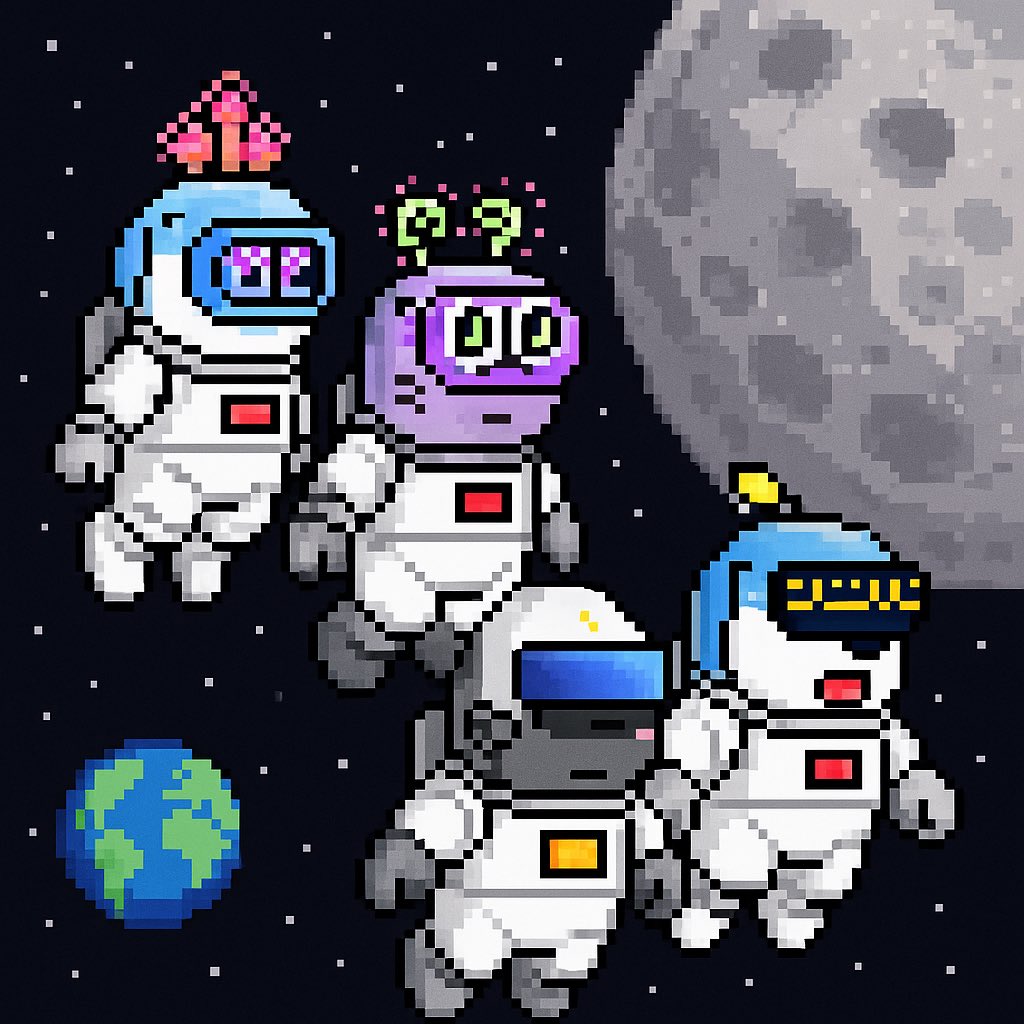 Mandatory Moon exploration mission. Get ready for blast off confirmation CT. BARC BARC🦦🚀