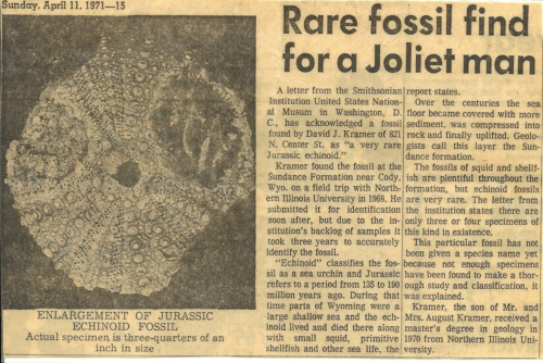 ESCONI's tweet image. Throwback Thursday #271: Rare fossil find for Joliet man #history #TBT #ThrowbackThursday #joliet #echinoid #jurassic
esconi.org/esconi_earth_s…