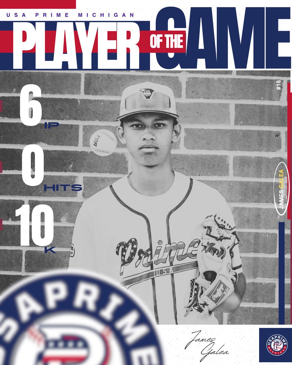 James Galea was unhittable!!

📊 6 IP | 0 H | 10 K

Dominant on the bump and locked in from pitch one. Another statement performance from one of the top arms in the program! #18 was DEALING 🎯

#PrimeDude #MVP #PrimeOnTop