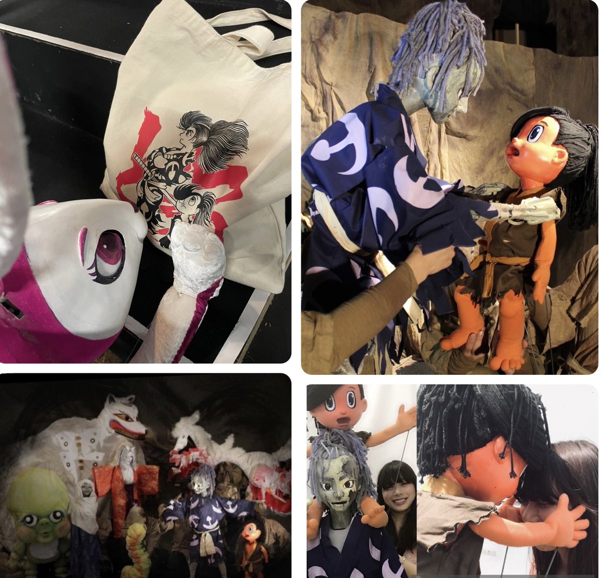 misato_matsumo's tweet image. W3本日は1回公演🌏

手塚治虫さんの作品は2回目で、以前『どろろ』を公演した時はどろろ役を演じました。

どろろのエコバッグ愛用中💕
ボッコちゃんもお気に入りの様子🐰

手塚治虫さんファンにもW3の舞台が届きますように✨

18時、ミラノ座でお待ちしてます🐇

#ワンダースリー
#ひとみ座
#人形劇