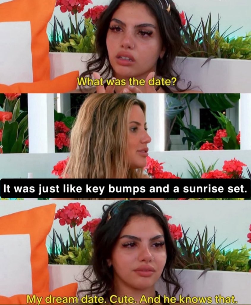 things got real on Love Island last week