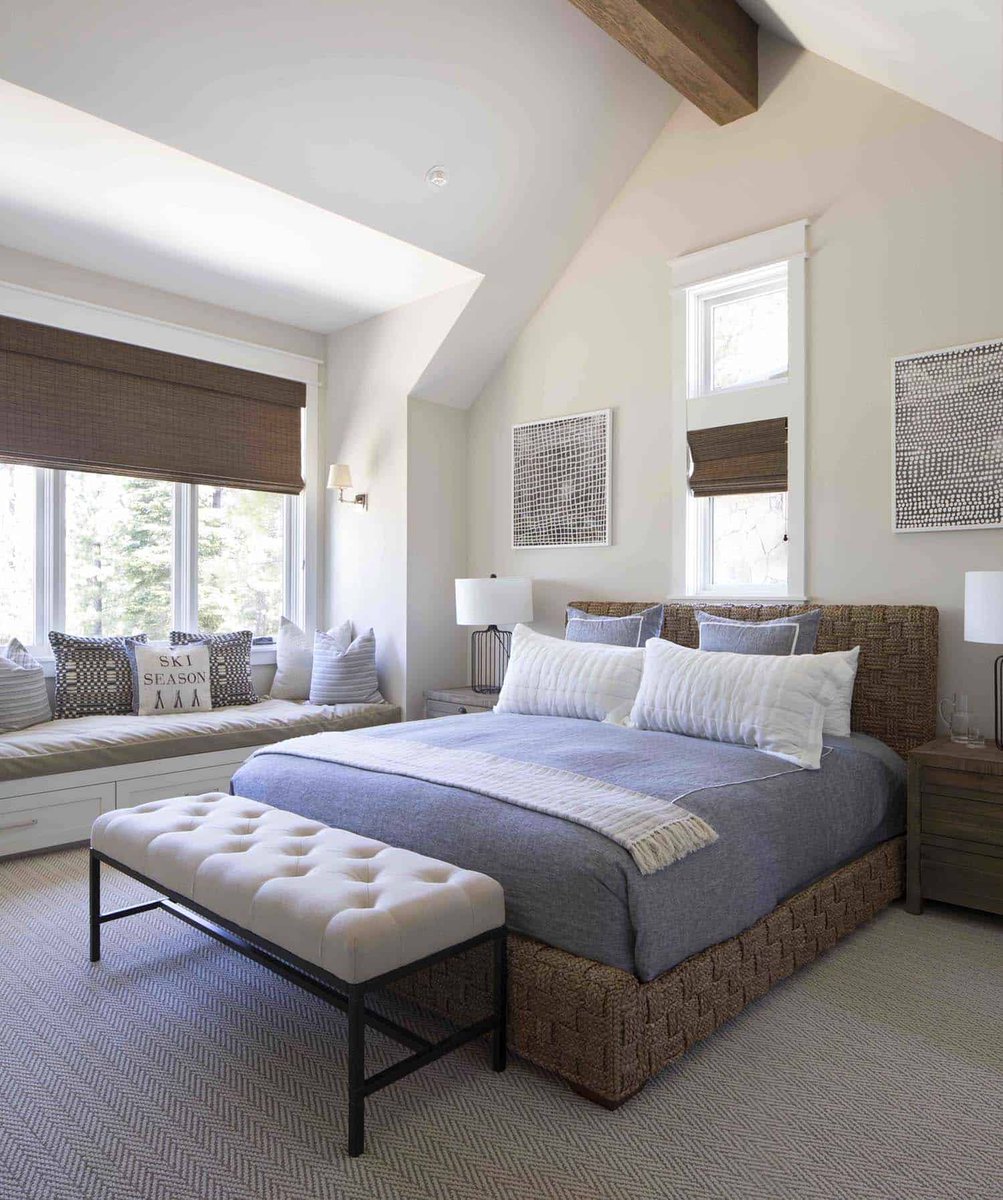 Idyllic mountain farmhouse style retreat in California's High Sierra onekindesign.com/2019/01/18/mou…
