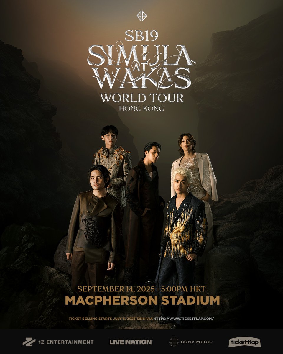 🍎 Simula at Wakas World Tour: Hong Kong

September 14, 2025 - 5PM HKT
Macpherson Stadium

General Onsale starts July 6, 2025.

For tickets and more information:
ticketflap.com

#SimulaAtWakas
#SB19 #SB19SaW #SaWWorldTour
#SaWWorldTourHongKong