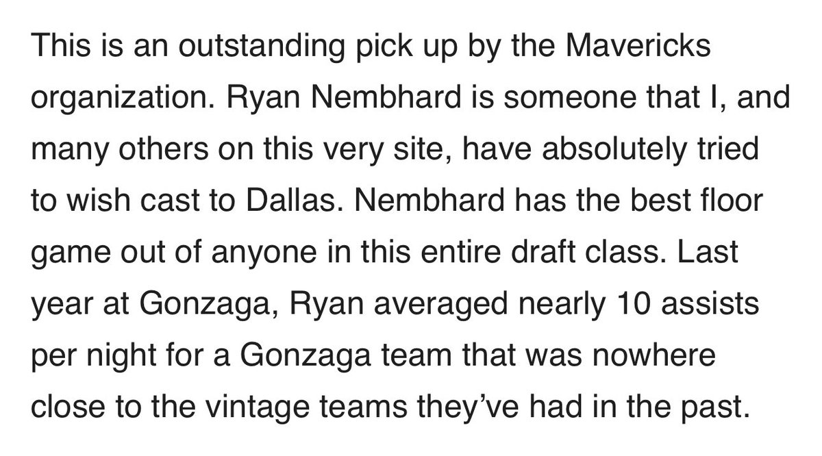 tyleredsel76's tweet image. Ryan Nembhard is somehow a Dallas Maverick! Here’s my quick newser @mavsmoneyball on what you can look for from him at @NBASummerLeague and beyond! 🔗⬇️