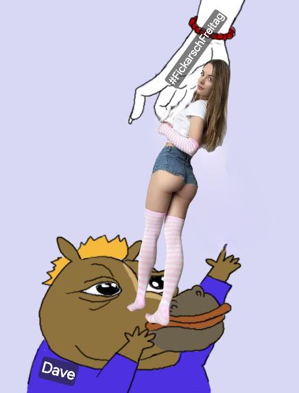 Zu Ehren von <a href="/Daveazepam/">Dave</a> heute: 

Hab mal den #FickarschFreitag für dich eingeleitet, wie ein Ork in Rüstung.

🤗🥰🫶🏻