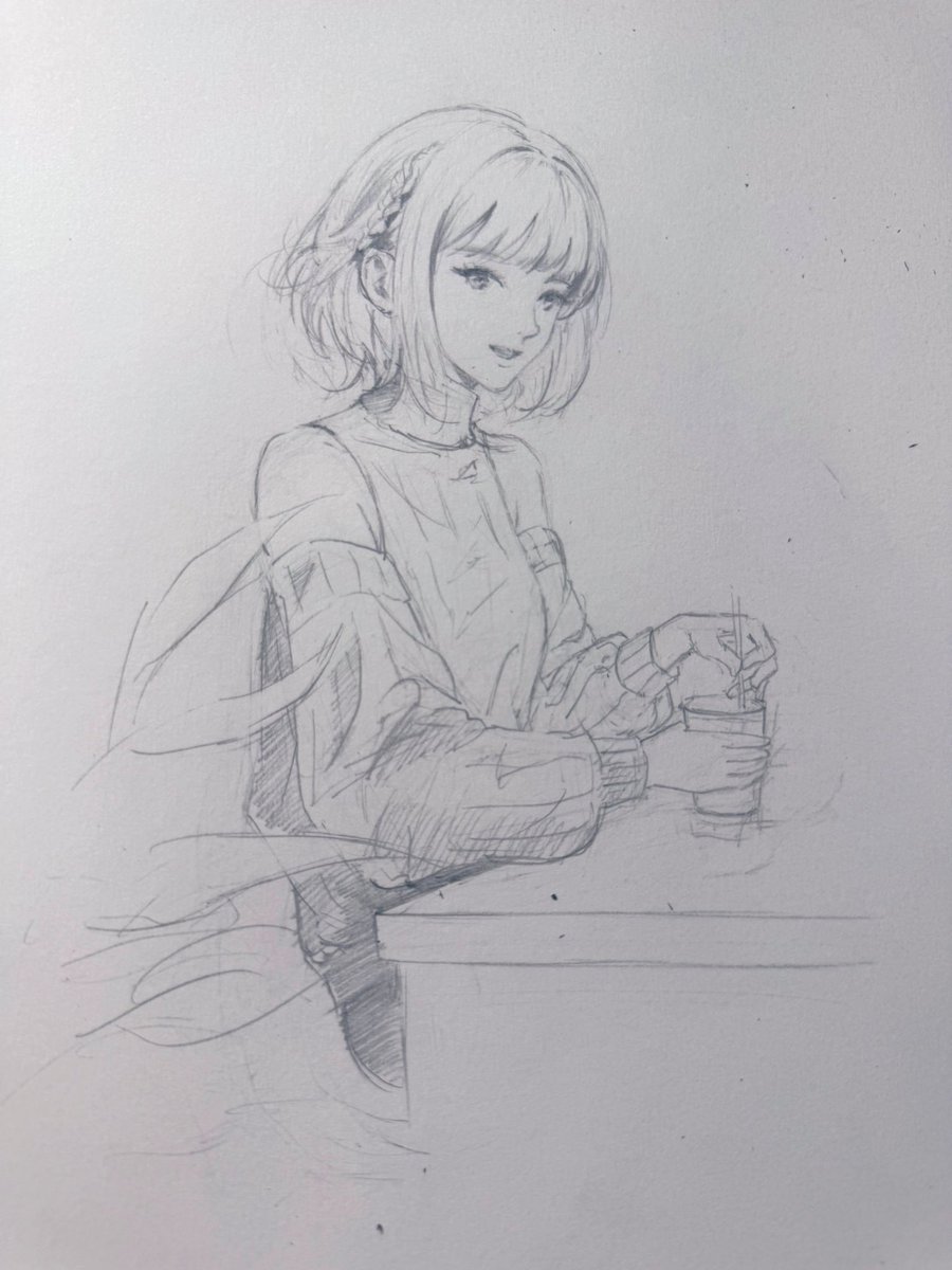 KNanDraw's tweet image. Lunch with dad