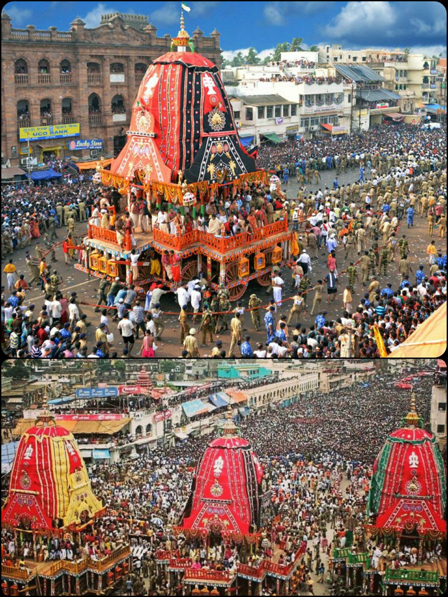 VikramSingh_V01's tweet photo. Finally the Most auspicious day is here!!
The Ocean of Mercy.
RATHA YATRA,the Festival of Chariots...
Jagannath Mahaprabhu's Rath Yatra procession is unbroken for thousands of years, uniting millions of devotees altogether in Puri has a unique history.
#JaiJagannath https://t.co/c51KFyjRSW