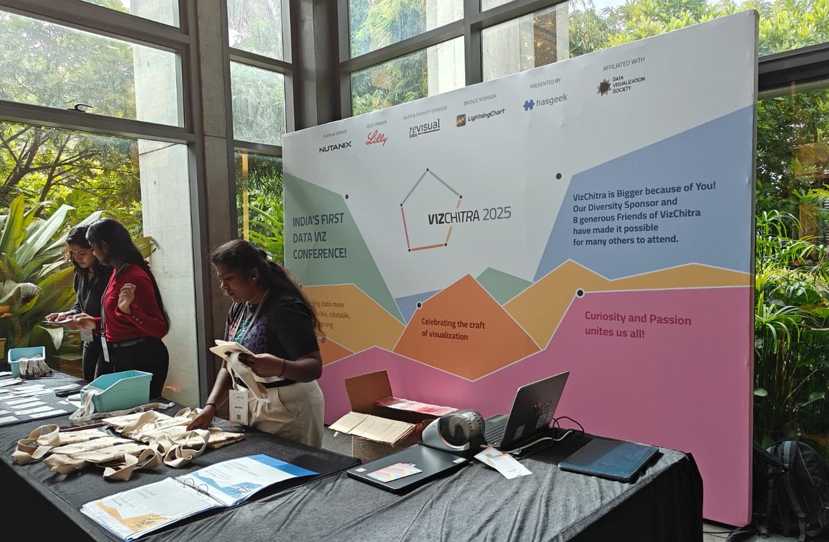 🚨 It’s here. It’s happening. It’s #VizChitra2025

India’s first-ever data viz conference is live in Bengaluru and online and we’re threading the magic as it unfolds. Charts, chaos, creativity and community, we’ve got it all.

Follow along. Live updates below 👇