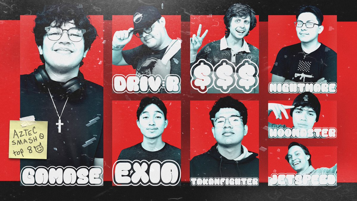 Aztec Smash [#0]

16 entrants📍San Diego, CA

🥇<a href="/gamase3_/">Gamase</a>
🥈<a href="/MyHatDefinesMe/">Driva</a>
🥉<a href="/solaries_/">solaries ❄🇵🇸</a>
4. <a href="/NightmareSSBU/">Nightmare | Freaks</a>
5. <a href="/ExiaSocal/">Exia</a>
5. <a href="/takanfighter/">Takanfighter</a>
7. <a href="/woomaster43/">WarrenWoo(Woomaster)</a>
7. Jetspeed

Thanks for a fun and successful tournament you guys!! See you in August ;)