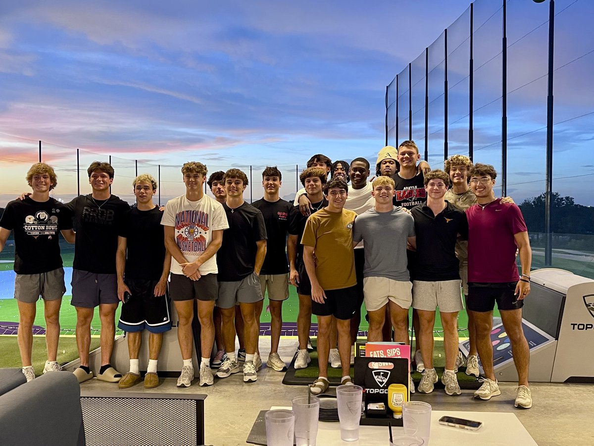 Maguire Gasperson (@maguiregas1) on Twitter photo Top Golf tonight. Tournament starts tomorrow. Weβre ready!
<a href="/argylegridiron/">Argyle Football</a> <a href="/toddrodgers13/">Todd Rodgers</a> <a href="/TXCoachGregory/">Jake Gregory</a> <a href="/DerekThompson_7/">Coach Derek Thompson</a> Top Golf tonight. Tournament starts tomorrow. Weβre ready!
<a href="/argylegridiron/">Argyle Football</a> <a href="/toddrodgers13/">Todd Rodgers</a> <a href="/TXCoachGregory/">Jake Gregory</a> <a href="/DerekThompson_7/">Coach Derek Thompson</a>