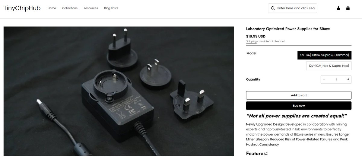 🏅Coupon rush of the week! Let's increase difficulty with an electrical engineering question! This is our 5V-6A Laboratory Optimized Power Supplies for Bitaxe Gamma. So what is the actual output power of it?  Enter answer at check out to claim $100 coupon! 😆#bitaxe #Bitcoin