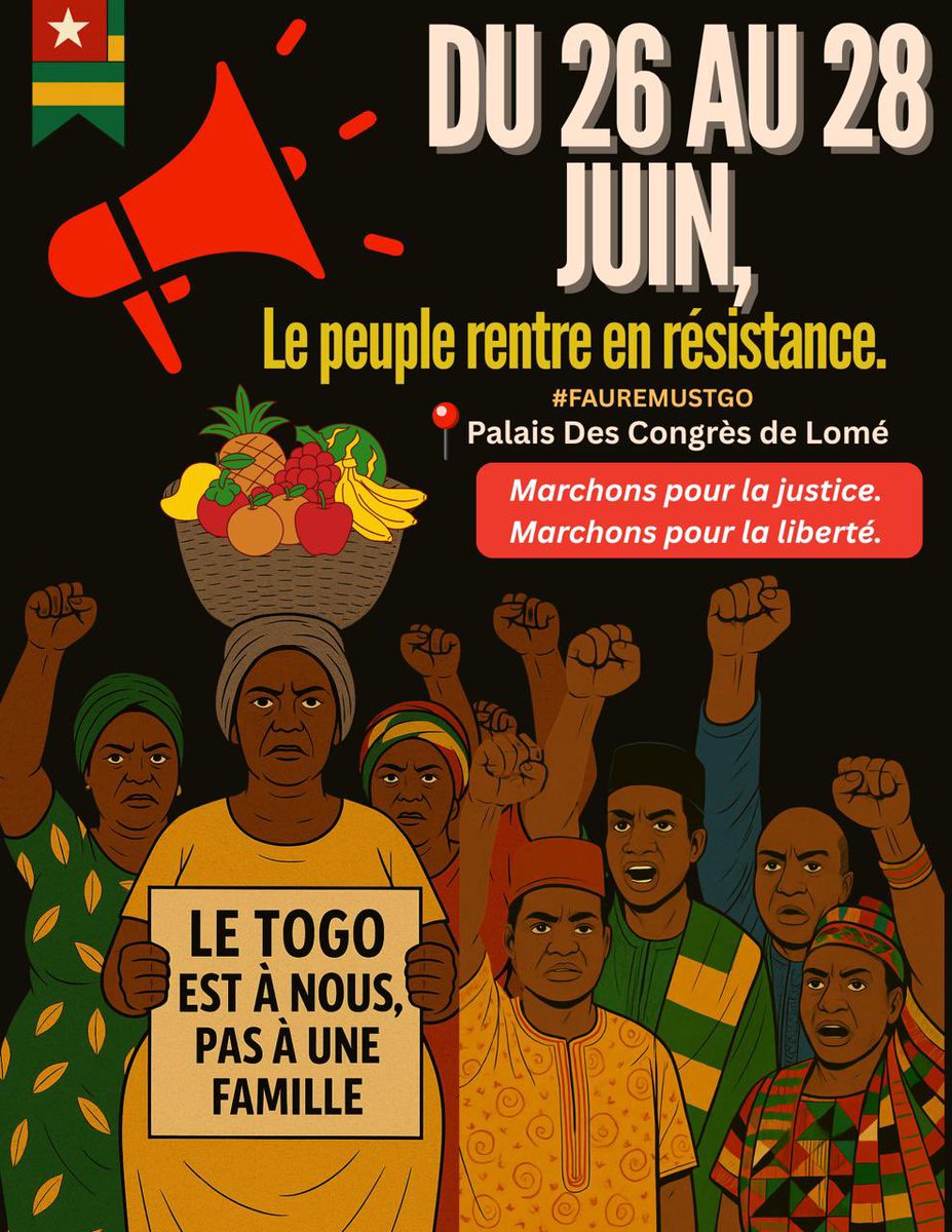 Africa is rising. Kenyans stands with Togo

#FaureMustGo