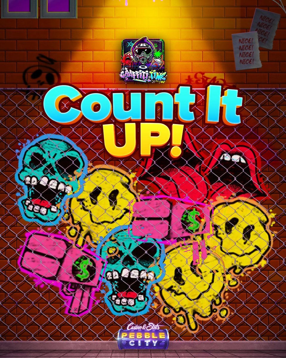 🎨 Count up how many graffitis you see on the wall!
👀Look closely and count ‘em all!
Comment your number below! 👇

✨🪙✨ FREE CHIPS → 🔗bit.ly/4n9WvWn
#PebbleCity #CountItUp #GraffitiTime #SlotGame #SocialCasino