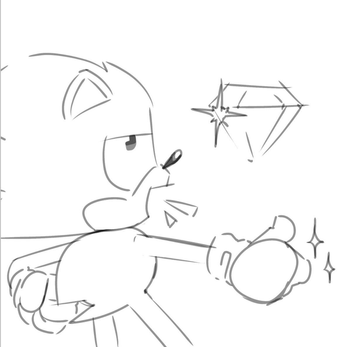 Gotta go fast. #sonicthehedgehog #art