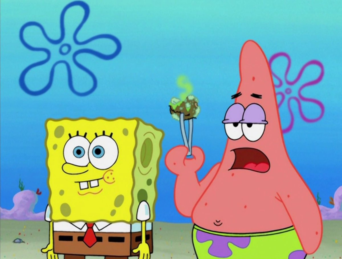 Patrick found this moldy piece of Krabby Patty in my ear…